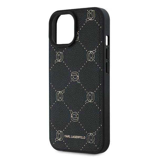 Karl Lagerfeld Karl Head MagSafe kotelo iPhone 15 Plus - Musta