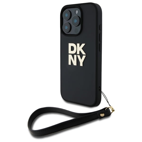 DKNY rannehihna Stock Logo iPhone 16 Pro Case - Musta