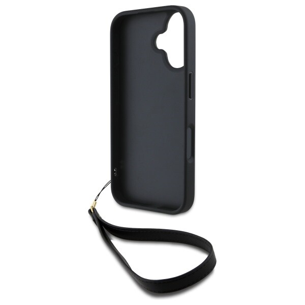 DKNY rannehihna Stock Logo iPhone 16 Case - Musta
