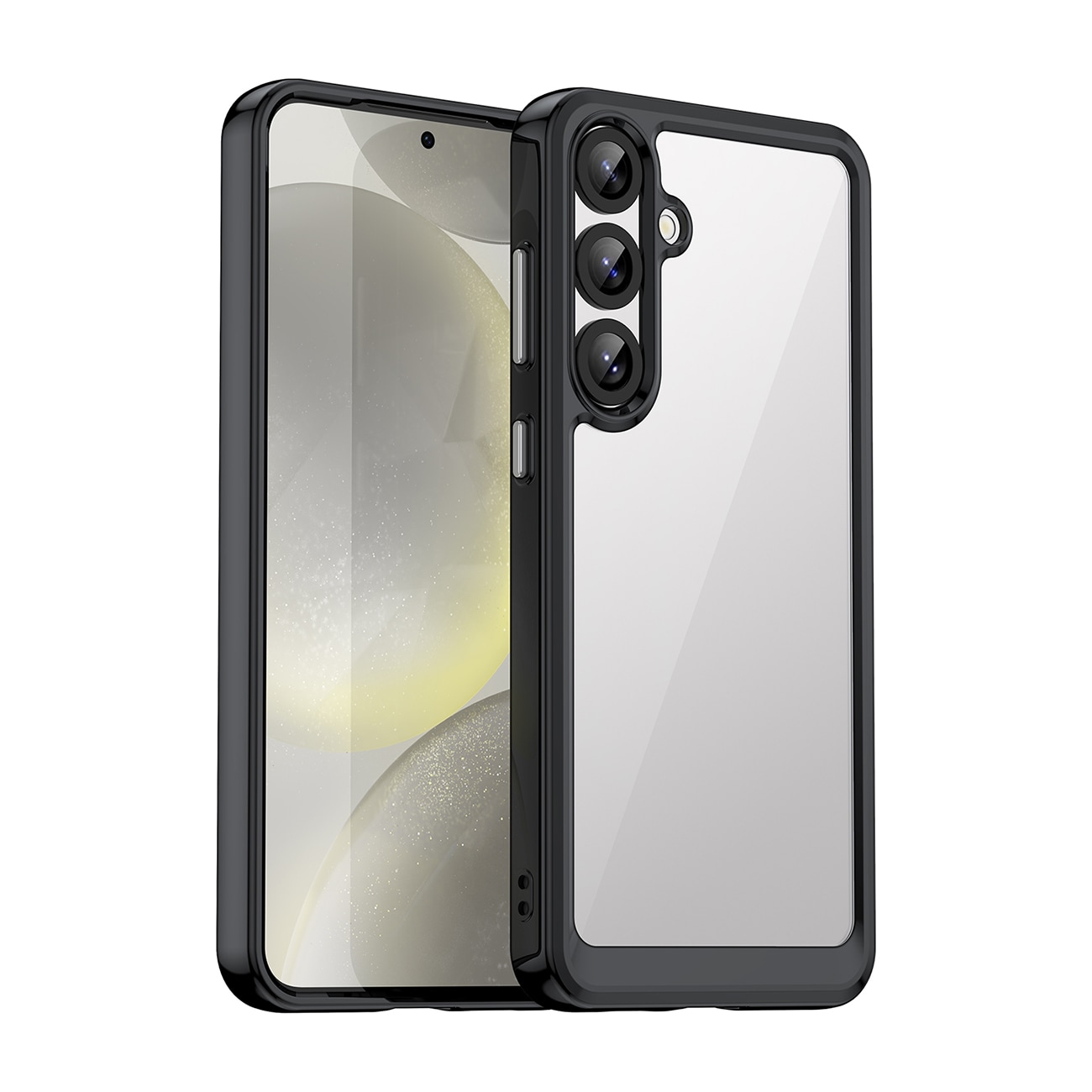 Outer Space kotelo geelikehyksellä Samsung Galaxy S25+ - musta