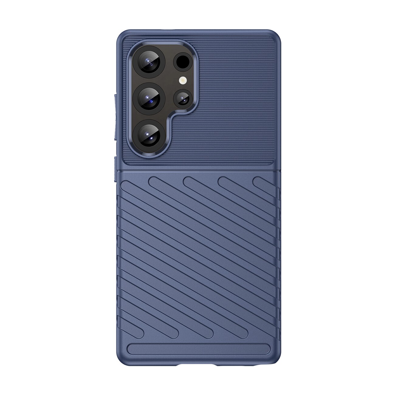 Thunder Case Samsung Galaxy S25 Ultra silikoni panssaroitu kotelo - sininen