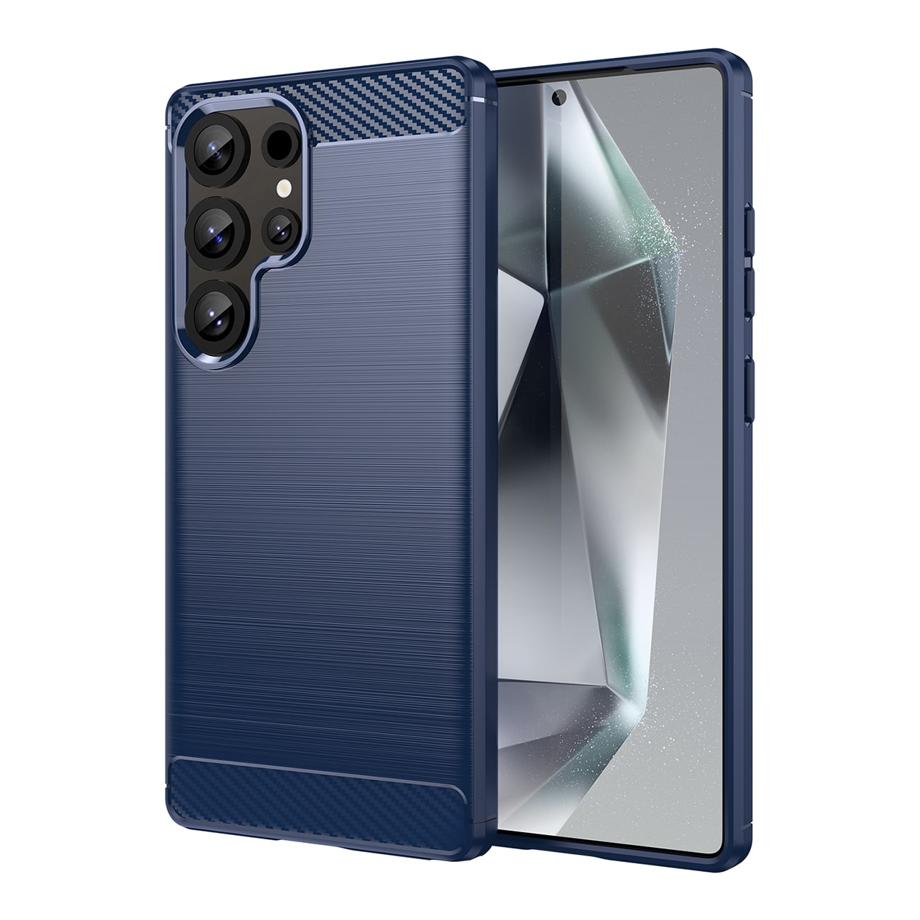 Hiilikotelo Samsung Galaxy S25 Ultra - sininen