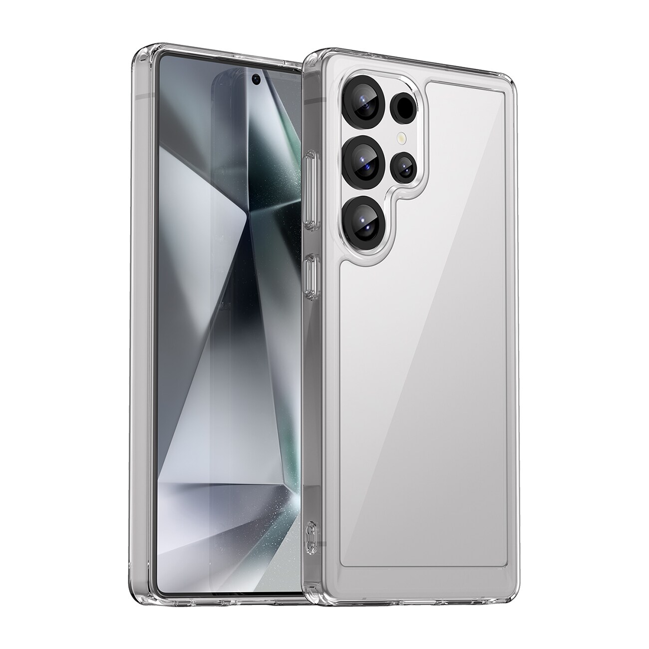 Outer Space Case Silikonikotelo geelikehyksellä Samsung Galaxy S25 Ultra - läpinäkyvä - läpinäkyvä