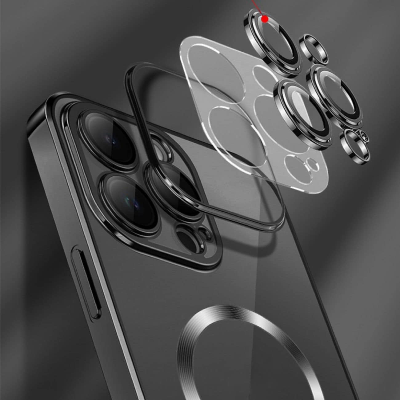 Wozinsky Galvanoitu Magsafe-kotelo Samsung Galaxy S24 FE:lle - hopea - hopea