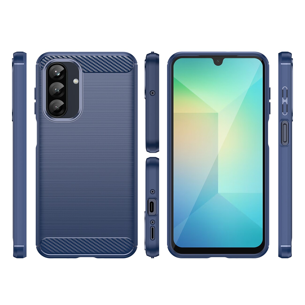 Hiilikotelo Samsung Galaxy A26:lle - sininen
