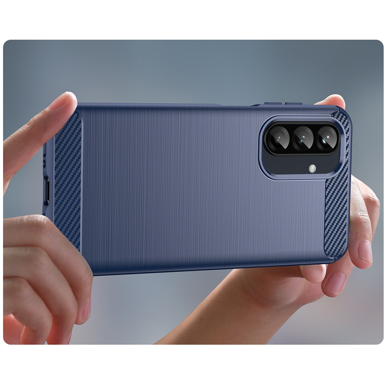 Hiilikotelo Samsung Galaxy A26:lle - sininen