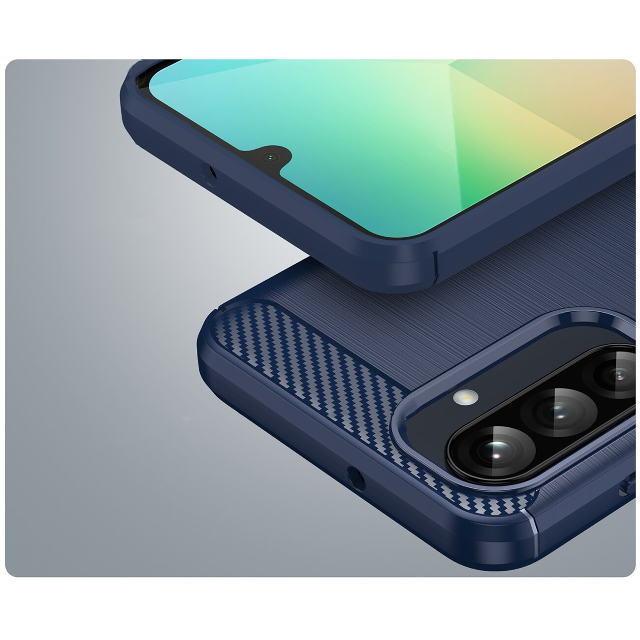 Hiilikotelo Samsung Galaxy A26:lle - sininen