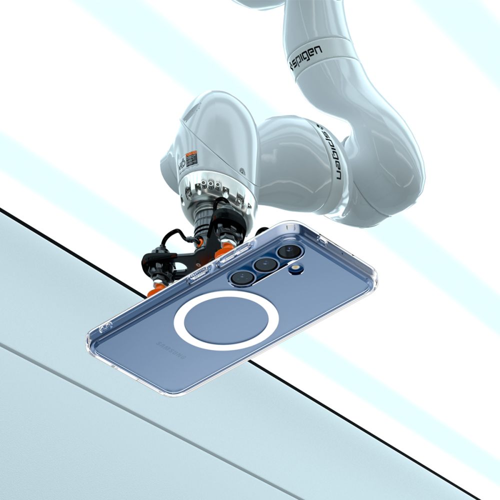 Spigen Ultra hybridi Mag kotelo Samsung Galaxy S25:lle - Kirkas