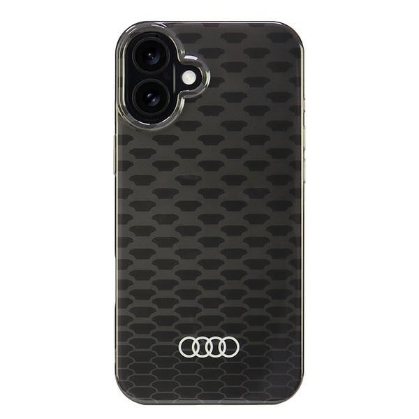 Audi IML tikkauskuvio MagSafe iPhone 16 Plus 6.7" musta/musta kovalevy AU-IMLMIP16M-Q5/D3-BK