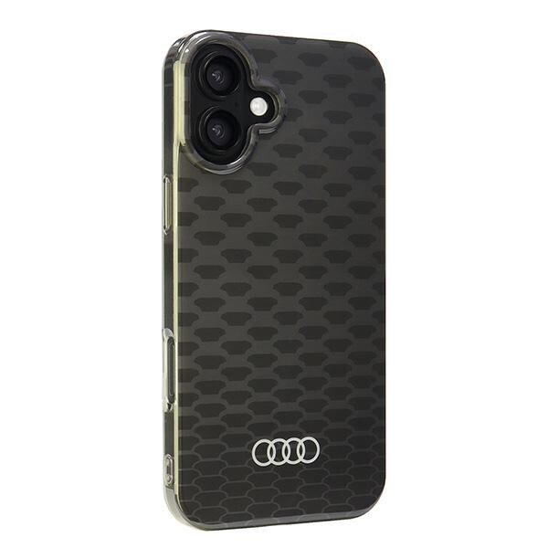 Audi IML tikkauskuvio MagSafe iPhone 16 Plus 6.7" musta/musta kovalevy AU-IMLMIP16M-Q5/D3-BK
