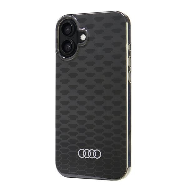 Audi IML tikkauskuvio MagSafe iPhone 16 Plus 6.7" musta/musta kovalevy AU-IMLMIP16M-Q5/D3-BK