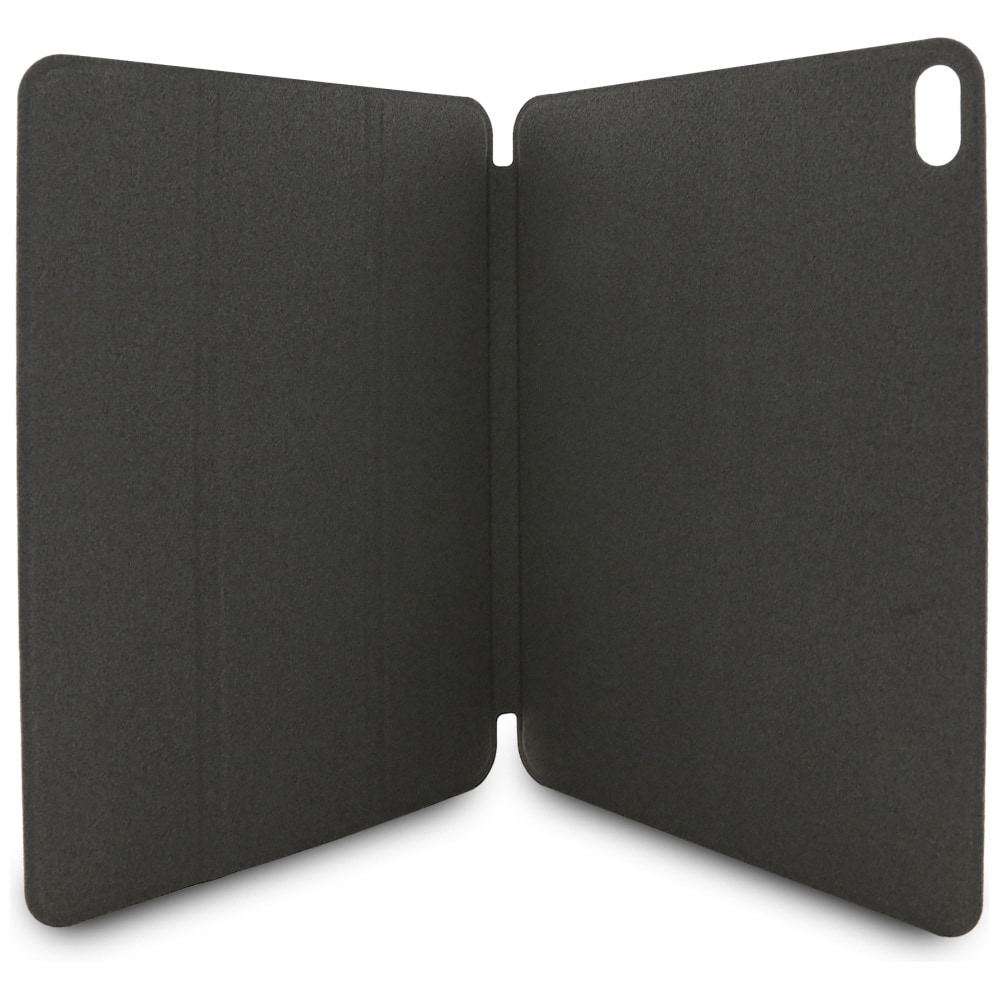 Guess Magnetic 4G Big Logo Suojakotelo iPad Air 11" (2024) - Musta Tablet-suojakotelo Jalustatoiminnolla