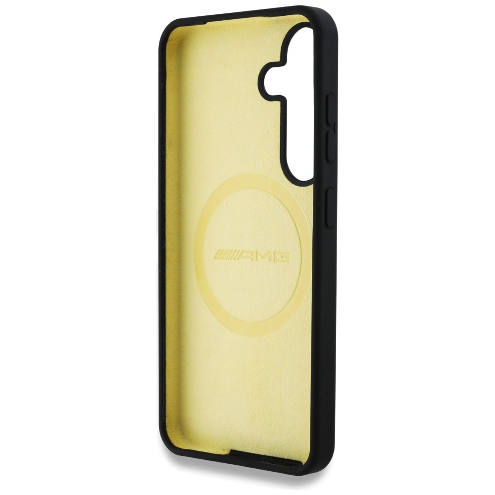 AMG Oversize Rhombs MagSafe kotelo Samsung Galaxy S25 - musta