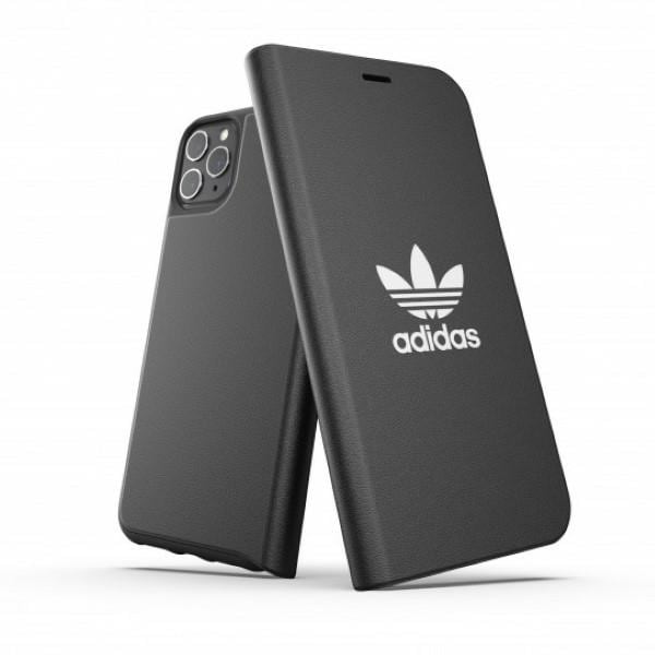 Adidas OR Booklet Case Basic for iPhone 11 Pro Max - musta ja valkoinen