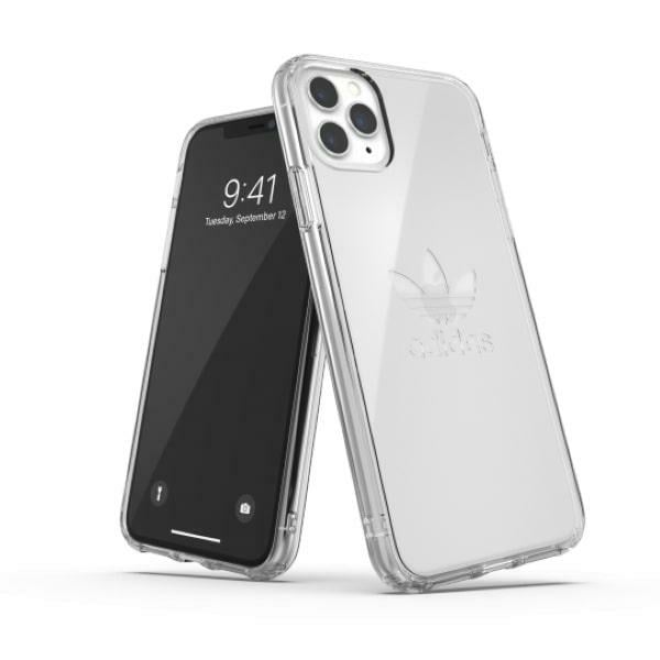 Adidas OR PC Case iso logo iPhone 11 Pro - läpinäkyvä - läpinäkyvä