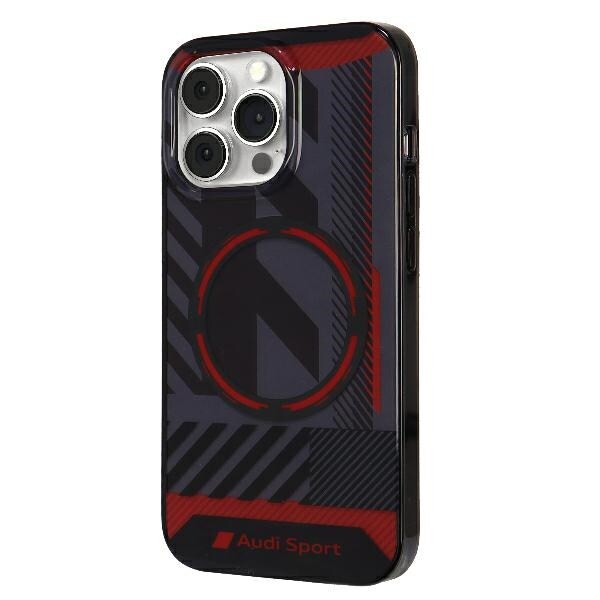 Audi IML Sport MagSafe Case for iPhone 13 Pro Max - Musta