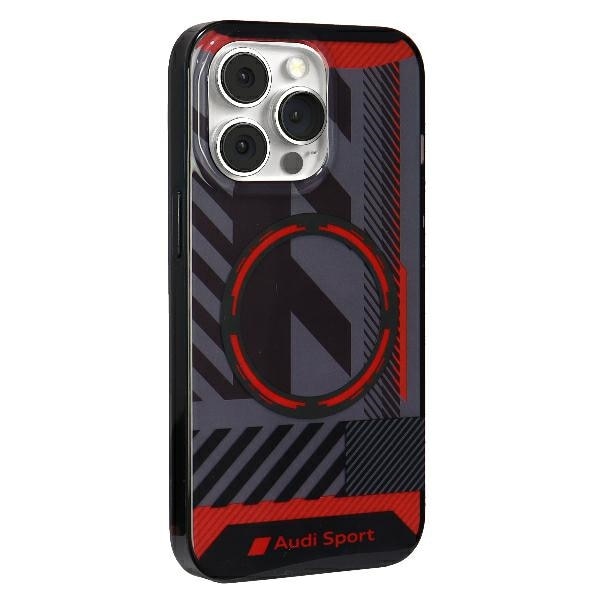 Audi IML Sport MagSafe Case for iPhone 13 Pro Max - Musta