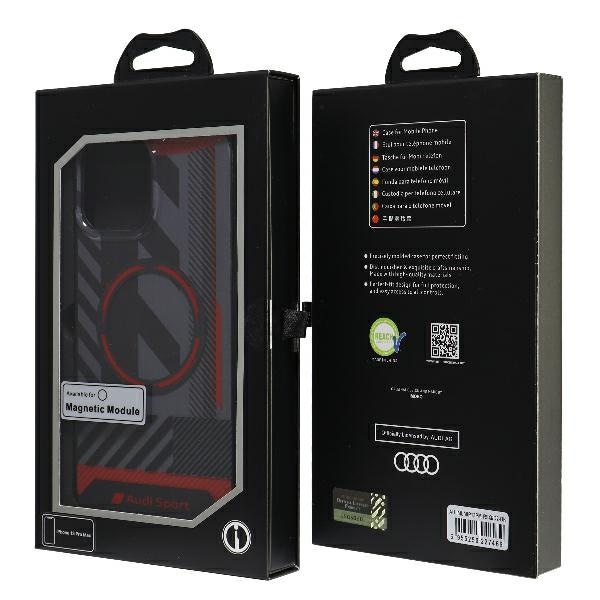 Audi IML Sport MagSafe Case for iPhone 13 Pro Max - Musta
