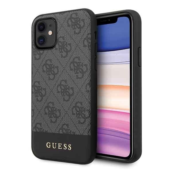 Guess 4G Stripe Collection - iPhone 11 6.1" / Xr Case - Grey