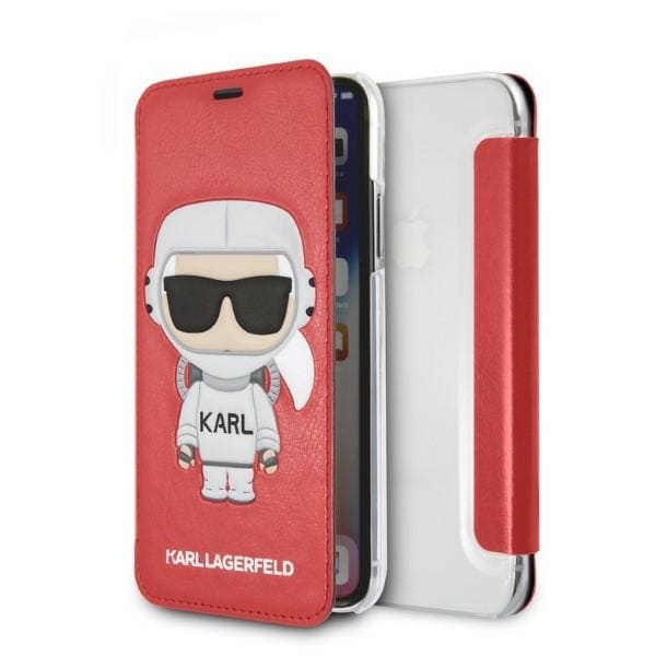 Karl Lagerfeld Karl Space Cosmonaut iPhone X/XS Case - punainen