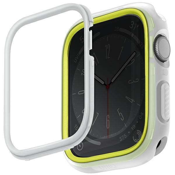 Uniq Moduo Kotelo Apple kello 45/44mm Lime-valkoinen