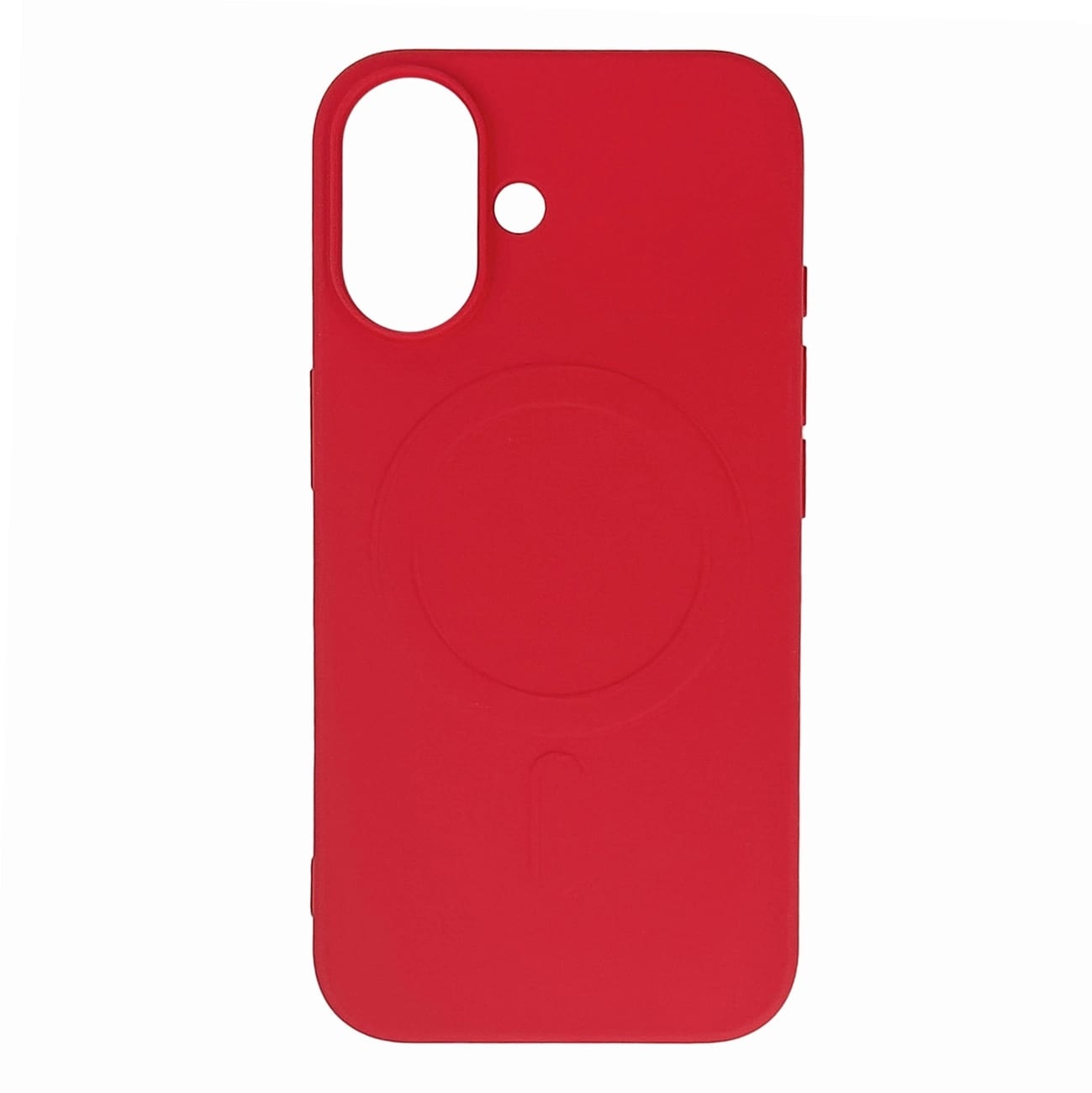 Liquid Silicone Case with MagSafe for iPhone 16e - punainen