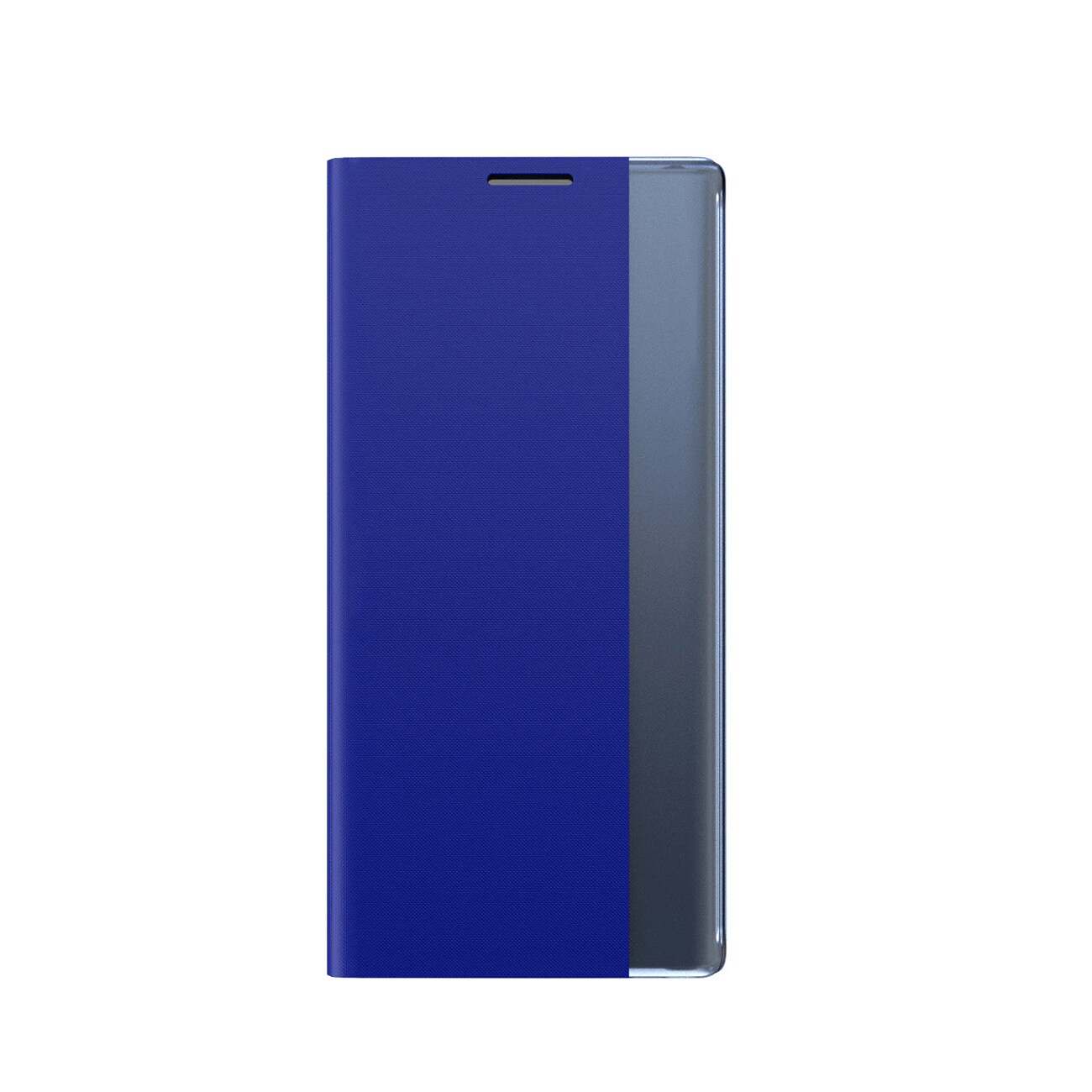 Uusi Sleep Case iPhone 16e Flip Cover jalustalla - sininen