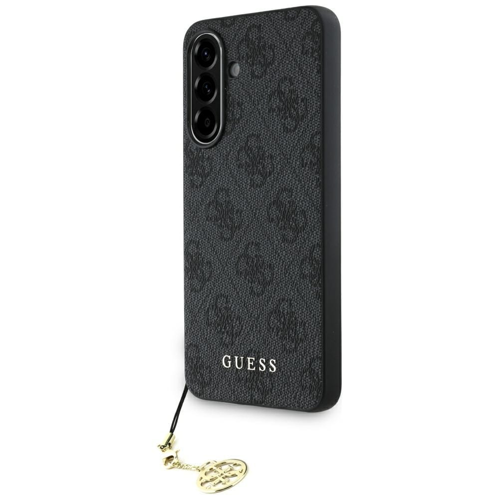 Guess 4G Charms Collection -kotelo Samsung Galaxy A56:lle - musta