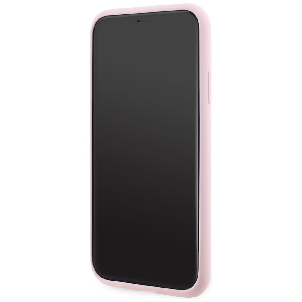 Karl Lagerfeld Silikoni Karl&Choupette MagSafe iPhone 11 Kotelo - vaaleanpunainen