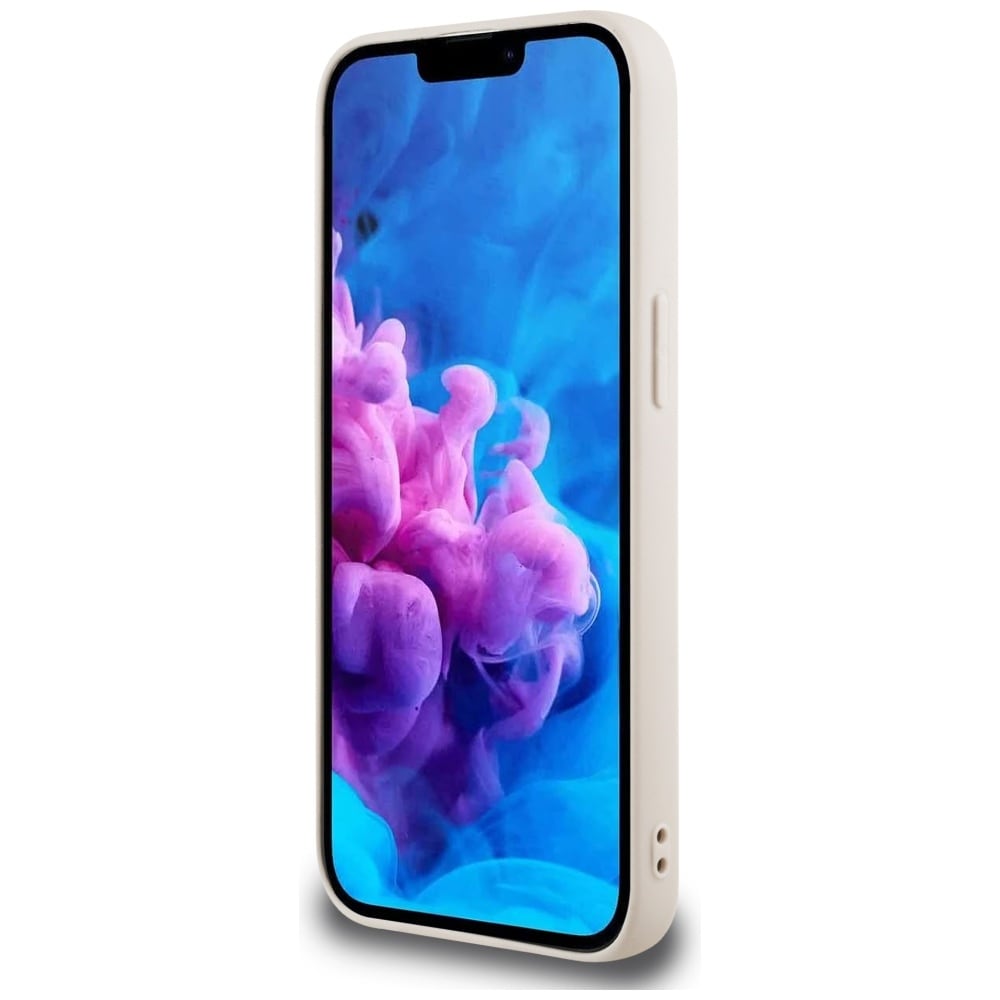 Guess 4G Flowers Print MagSafe iPhone 16e Kotelo - vaaleanpunainen