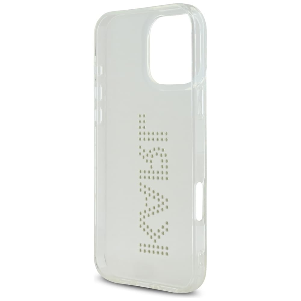 Karl Lagerfeld IML strassit Logo iPhone 16 Pro Case - Kirkas