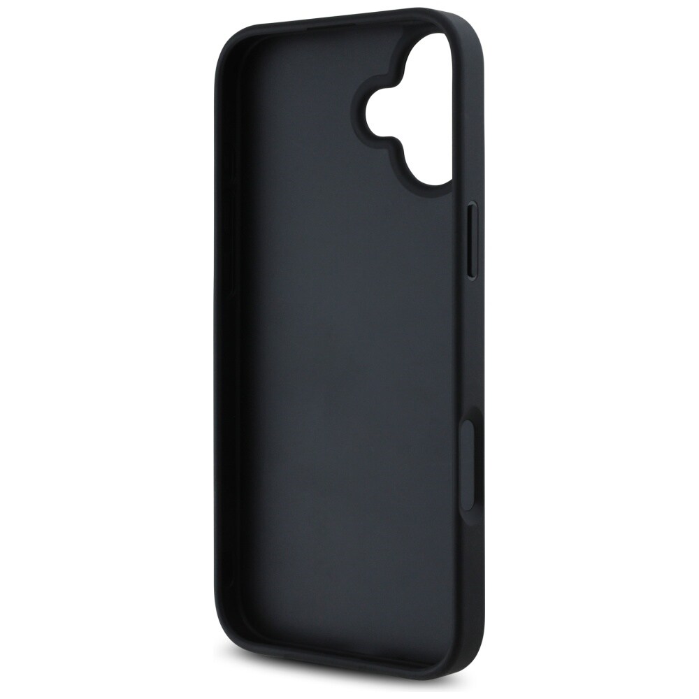 Guess Rakeiset ruusut Big 4G logo tapauksessa iPhone 16 - musta