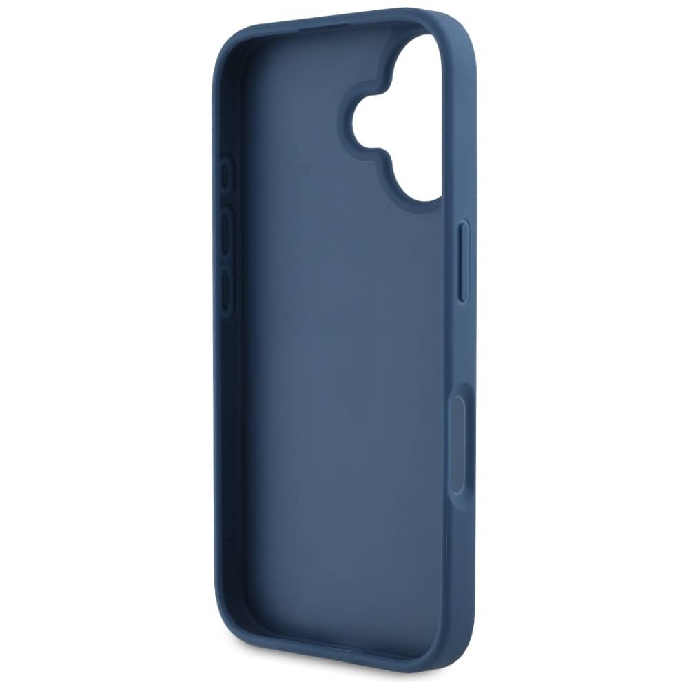 Guess Rakeiset ruusut Big 4G logo tapauksessa iPhone 16 - sininen