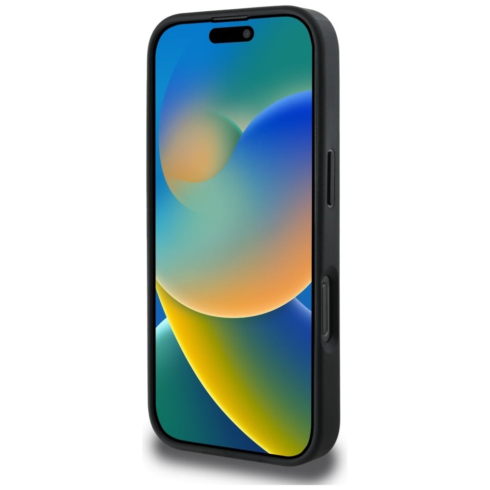 Guess Rakeiset ruusut Big 4G-logo iPhone 16 Pro -kotelo - musta