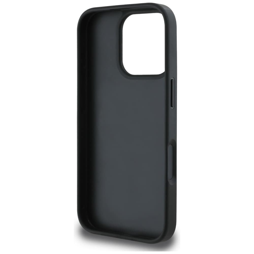 Guess Rakeiset ruusut Big 4G-logo iPhone 16 Pro -kotelo - musta