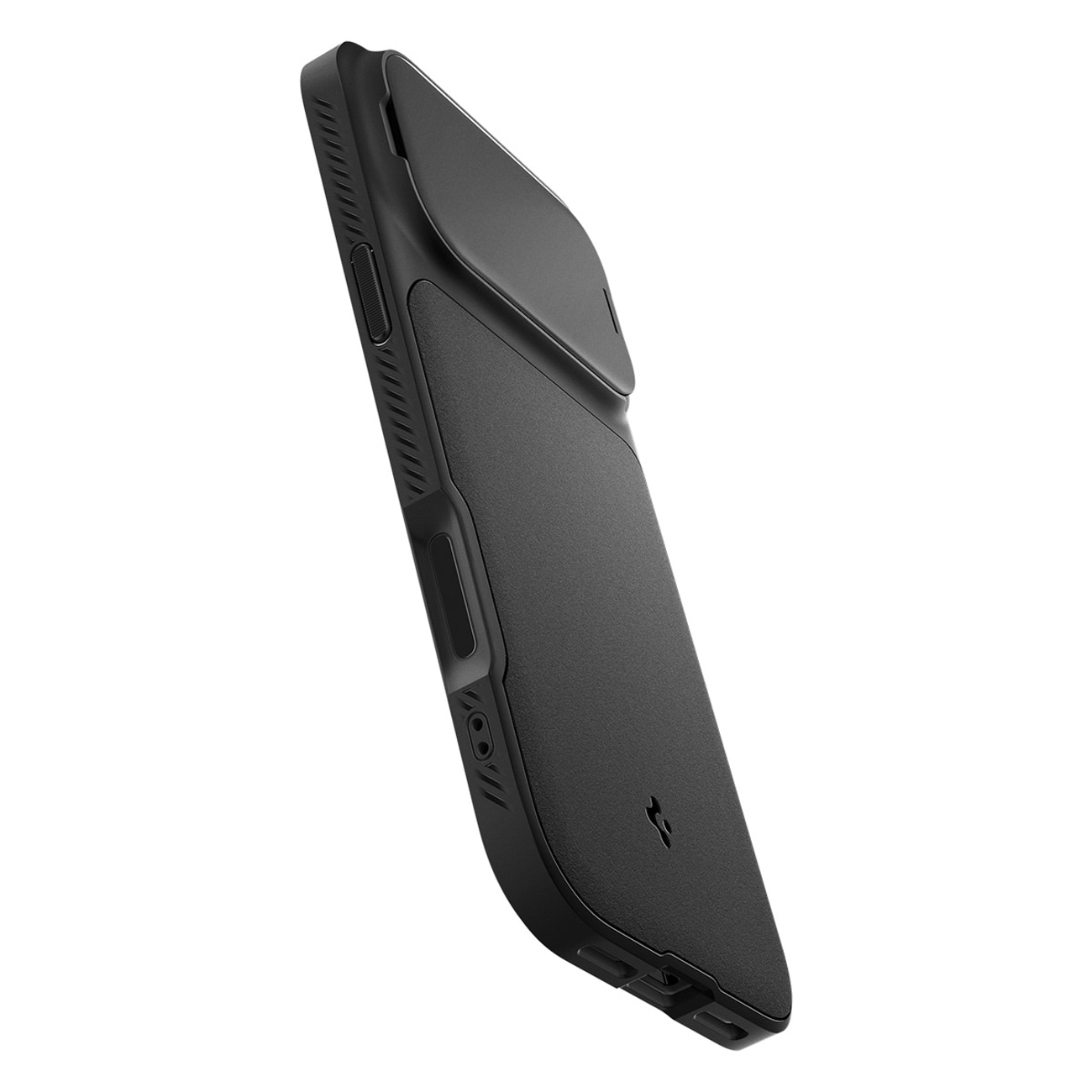Spigen Optik Armor MagSafe -kotelo iPhone 17 Pro Maxille - musta