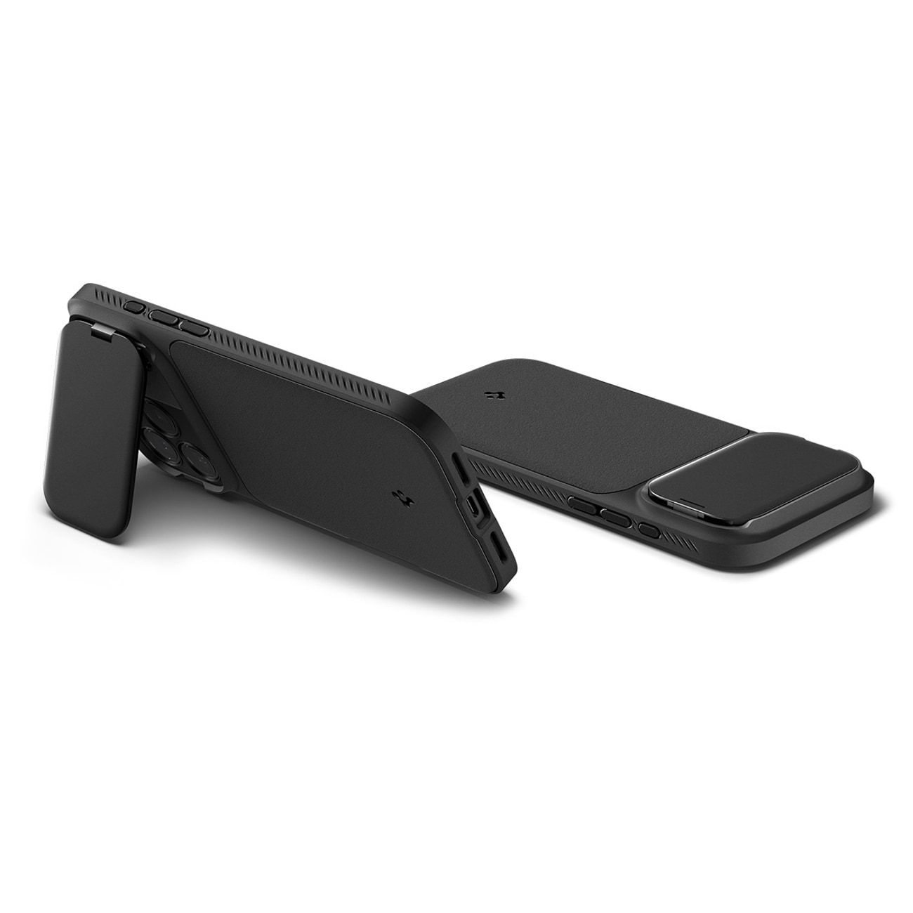 Spigen Optik Armor MagSafe -kotelo iPhone 17 Pro Maxille - musta