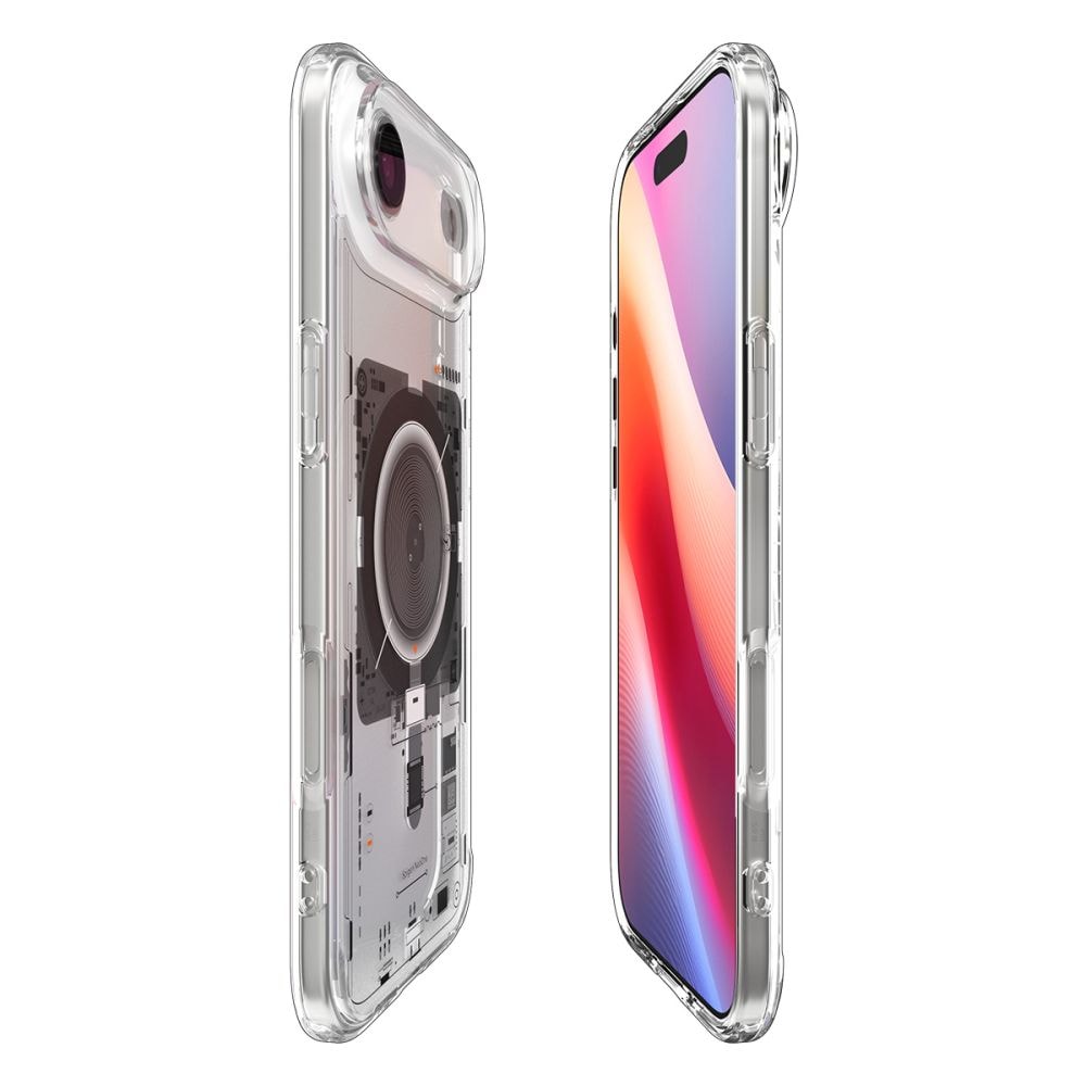 Spigen Ultra hybridi MagSafe kotelo iPhone 17 Air Neo One - Kirkas