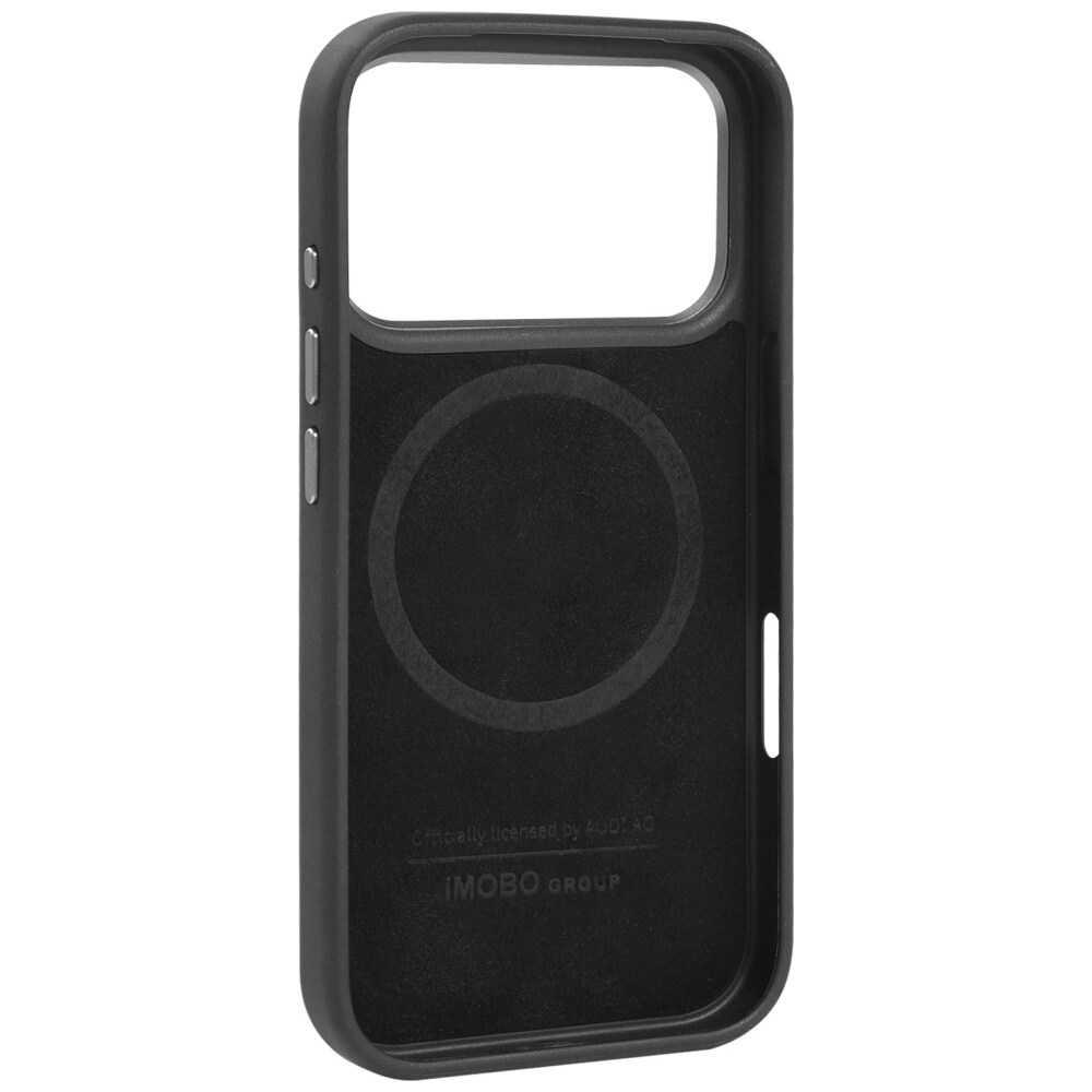 Audi A6 Synteettinen nahka MagSafe kotelo iPhone 17 Pro - musta