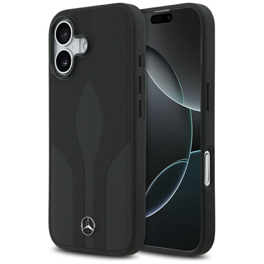Mercedes Nahkainen The Move MagSafe -kotelo iPhone 17:lle - musta