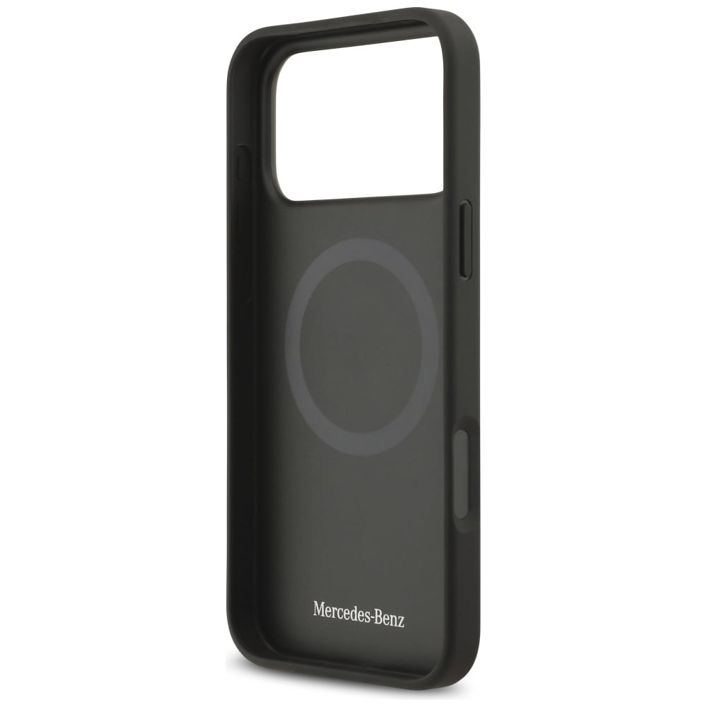 Mercedes Nahkainen The Move MagSafe -kotelo iPhone 17 Pro Maxille - Beige