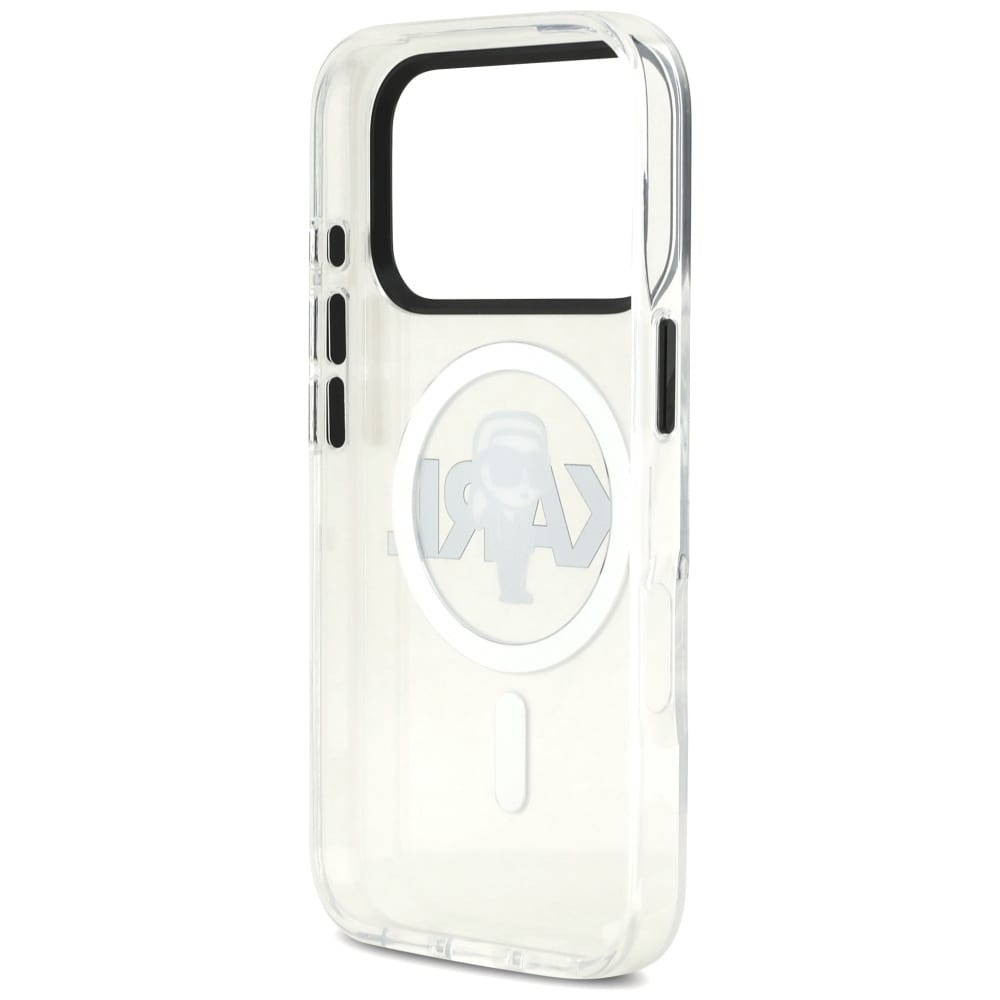 Karl Lagerfeld IML Karl Sketch Logo MagSafe Case for iPhone 17 Pro - läpinäkyvä - läpinäkyvä