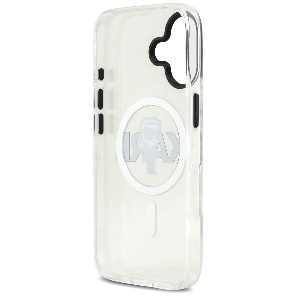 Karl Lagerfeld IML Karl Sketch Logo MagSafe Case for iPhone 17 - läpinäkyvää