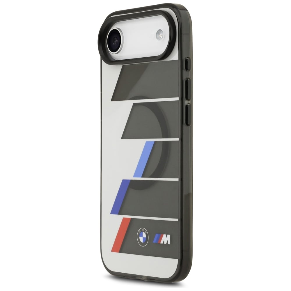 BMW M IML Metal Buttons Tricolor Lines MagSafe tapauksessa iPhone Air - Harmaa