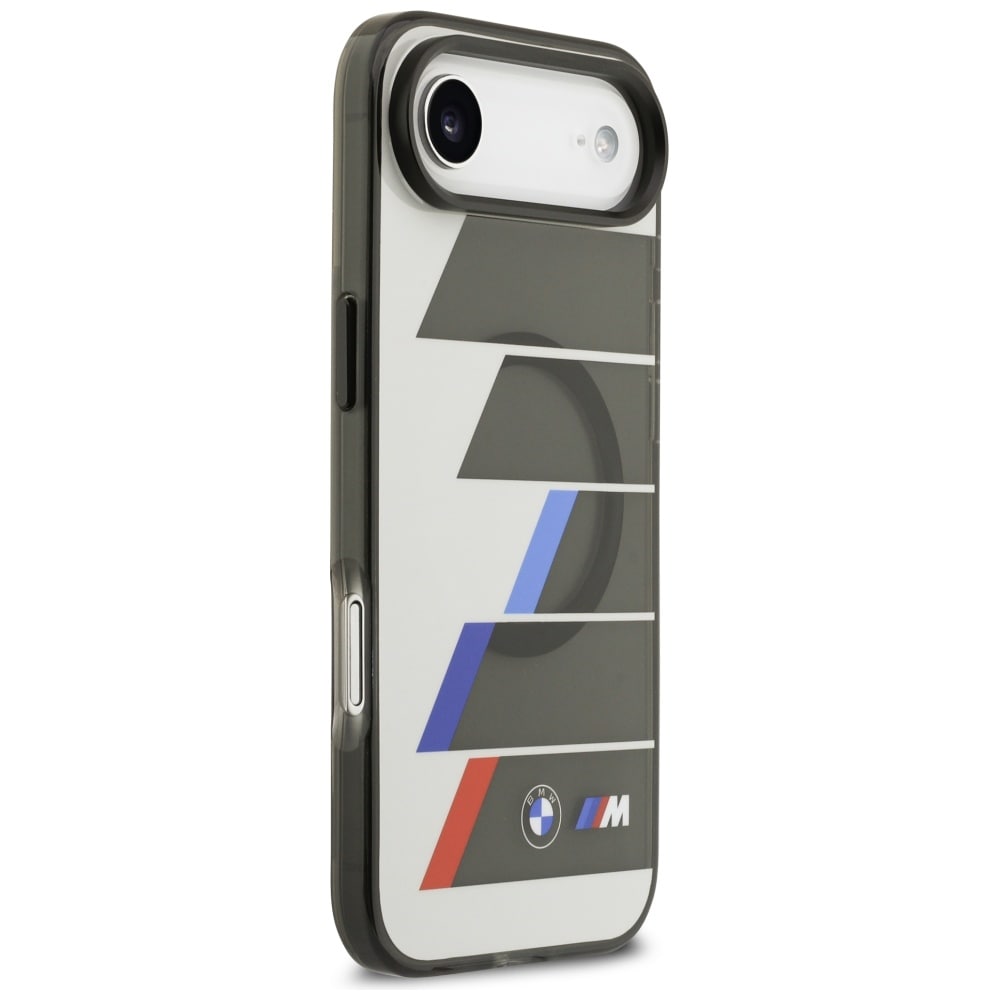 BMW M IML Metal Buttons Tricolor Lines MagSafe tapauksessa iPhone Air - Harmaa