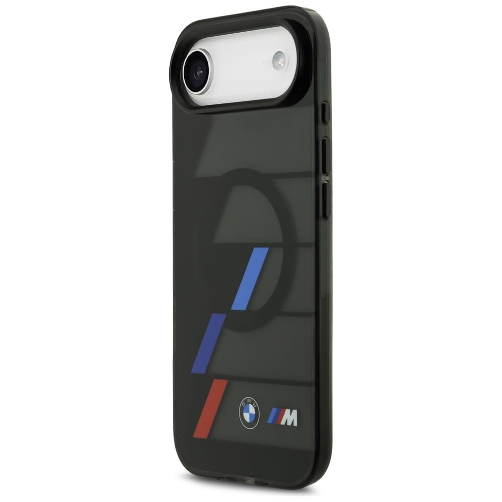 BMW M IML Metal Buttons Tricolor Lines MagSafe tapauksessa iPhone Air - musta