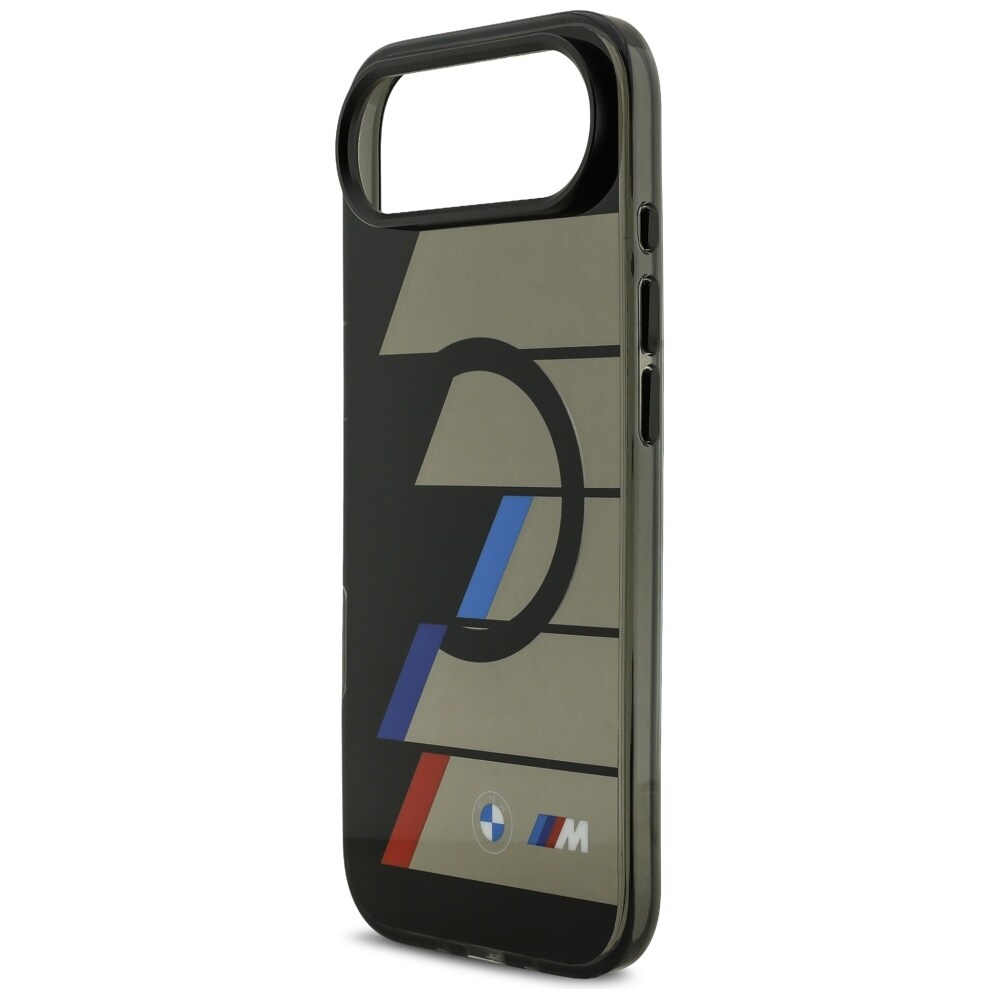 BMW M IML Metal Buttons Tricolor Lines MagSafe tapauksessa iPhone Air - musta