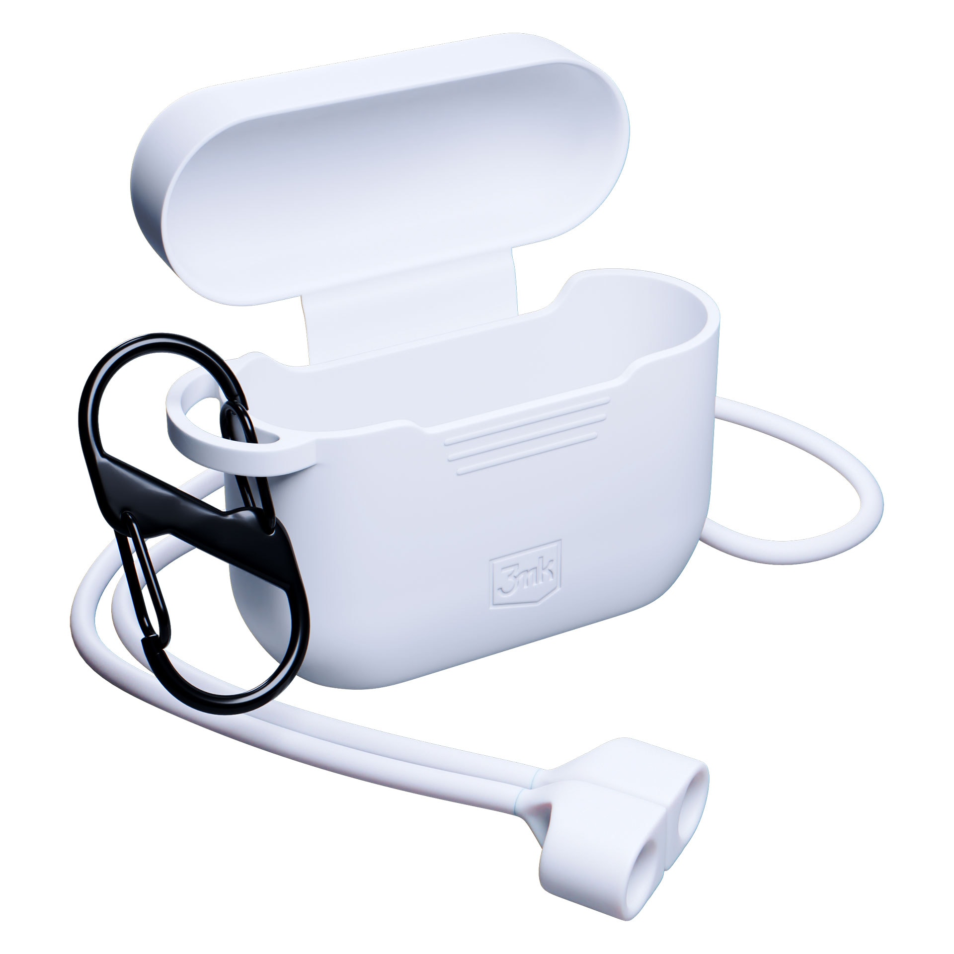 3mk Silikoni AirPods-kotelo AirPods Pro 3:lle - Valkoinen