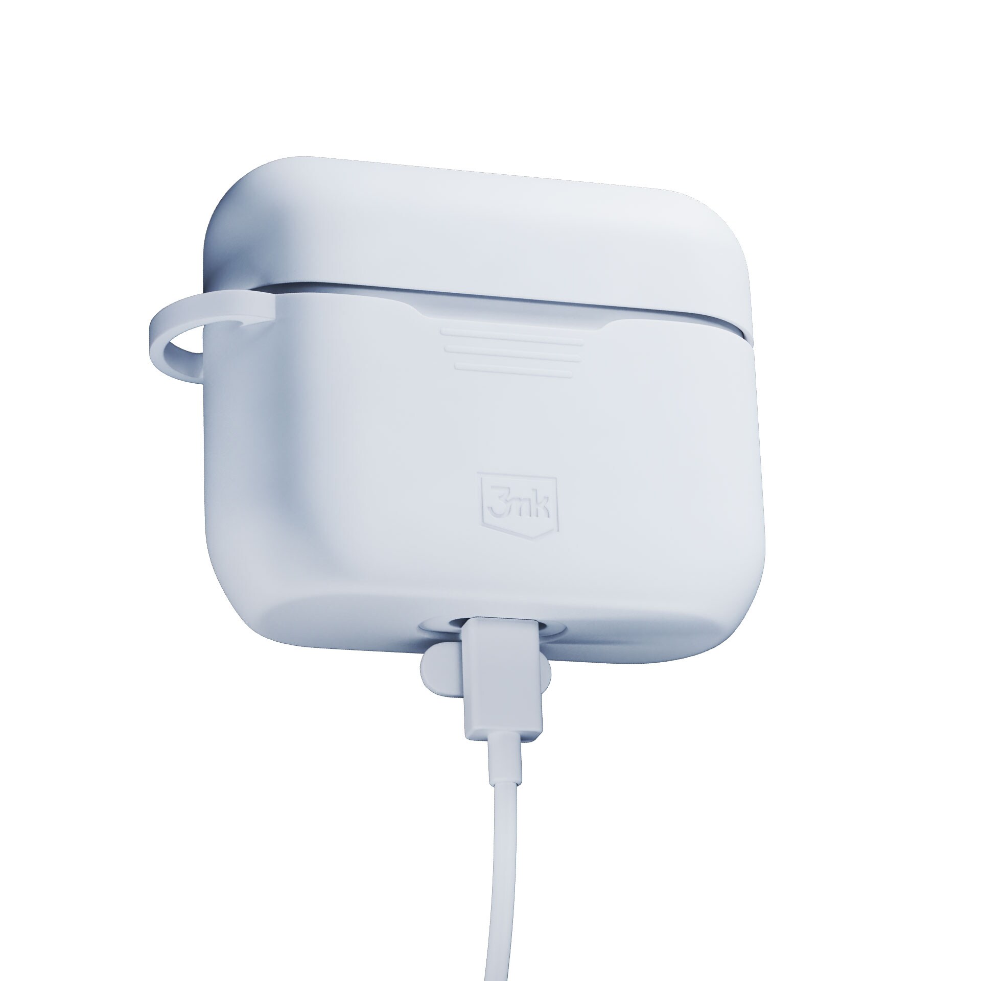 3mk Silikoni AirPods-kotelo AirPods Pro 3:lle - Valkoinen