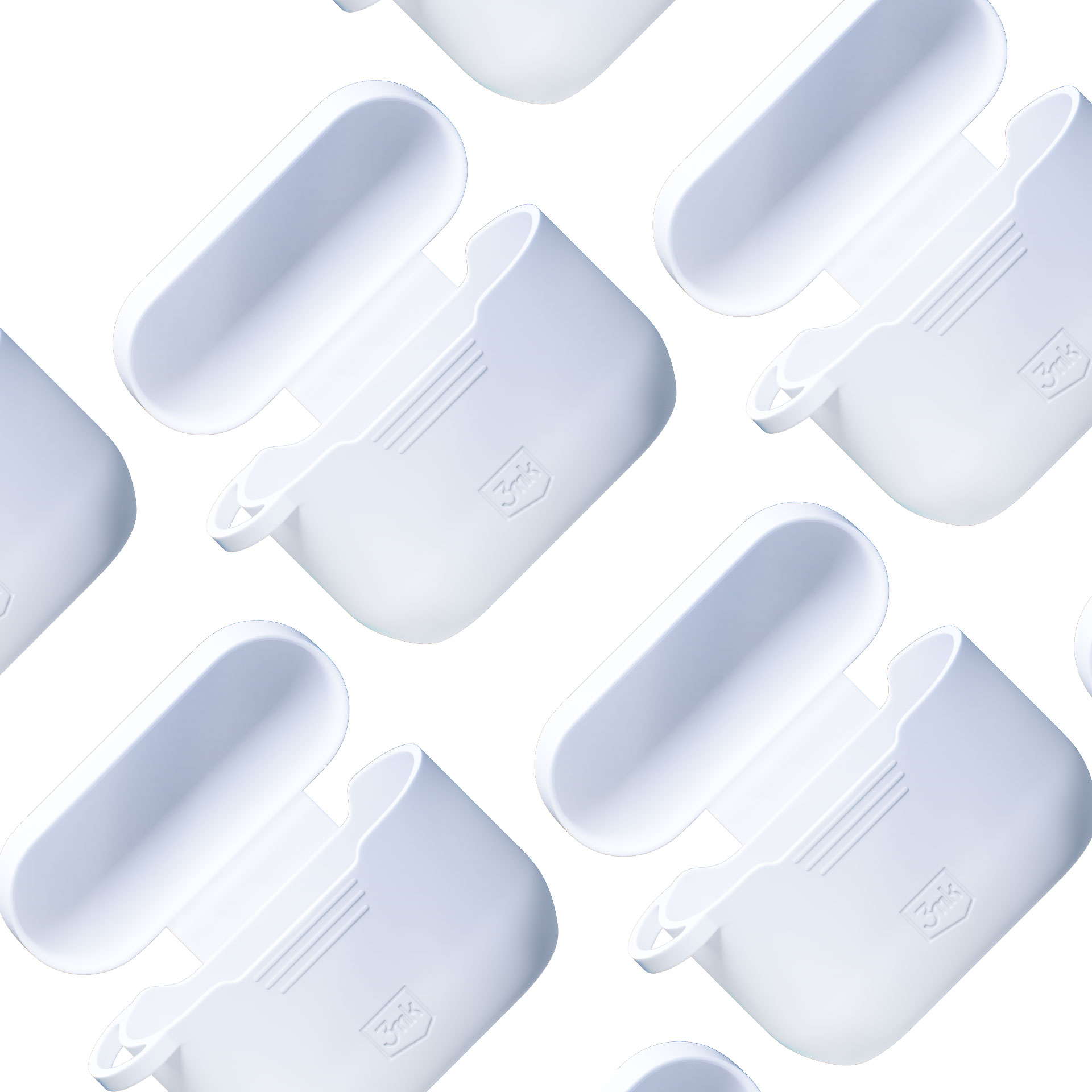 3mk Silikoni AirPods-kotelo AirPods Pro 3:lle - Valkoinen